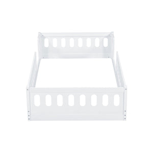 Platform Bed With Guardrail