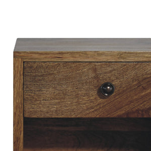Solid Wood Floating Mini Classic Bedside Table