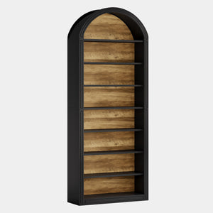 8 Tier Arched Open Display Shelving Unit For Living Room