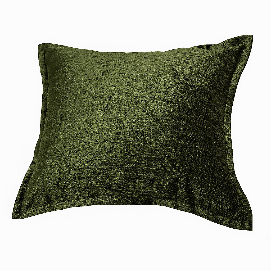 Homey Cozy Velvet Throw Pillow – Deep Forest