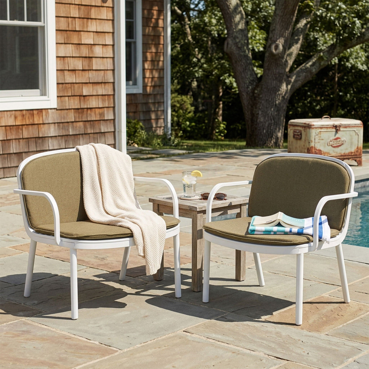Luna Outdoor Club Chair (Set of 2)