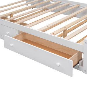 Bed With All In One Cabinet, Shelf And Sockets, Trundle