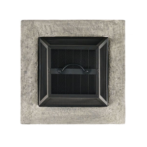 Outdoor Wood Bruning Magnesium Oxide Fire Pit With Lid