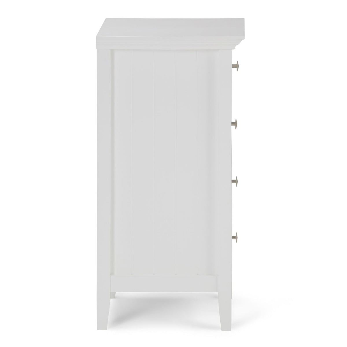 Acadian - 4 Drawer Floor Storage Cabinet - Pure White