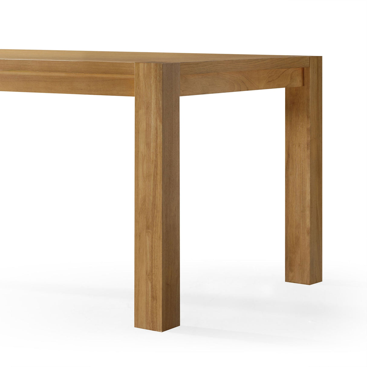 Maven Lane Cleo Contemporary Wooden Dining Table in Refined Natural Finish