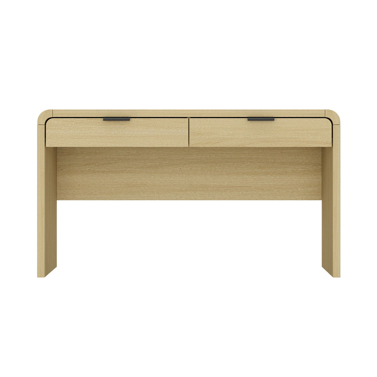 Grace - Office Desk & 2 Drawers - Oak