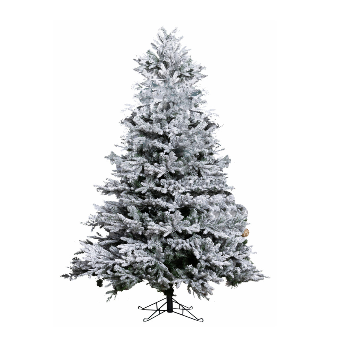7 Ft Snow-Flocked PE/PVC Hybrid Christmas Tree
