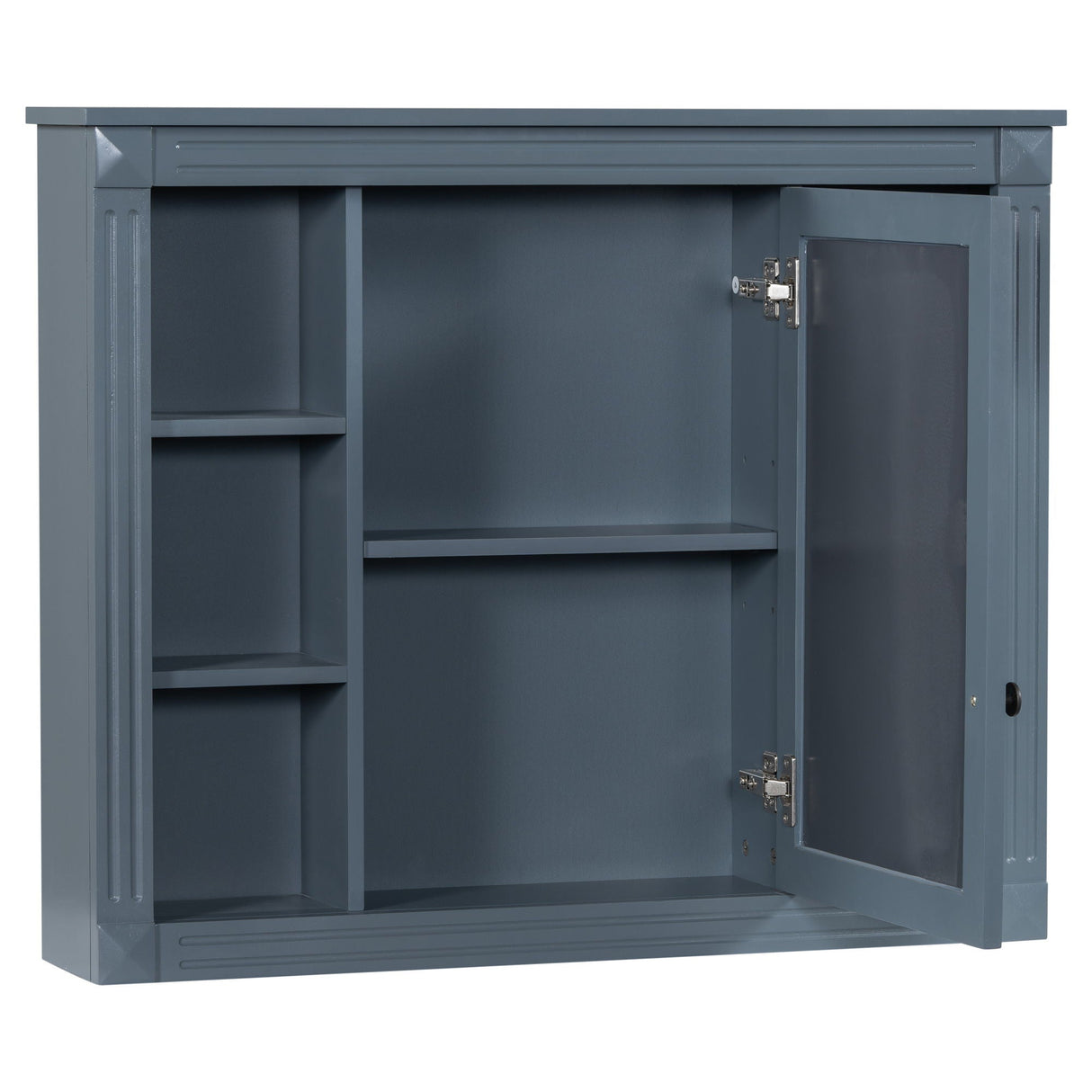 Bathroom Vanity With Top Sink, Mirror Cabinet, 2 Soft Closing Doors & 2 Drawers