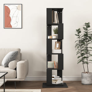 360° Rotating Bookshelf with Acrylic Plate