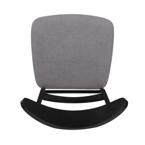 Modern Dining Chair With Upholstered Seat And Wood Frame