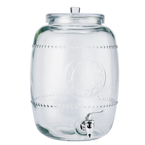 Embossed-Floral-Glass-Beverage-Dispenser-Bar-&-Beverage-Accessories