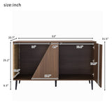 Cat Furniture 2 in 1 Modern Walnut Cabinet Side Table with Spring-Loaded Door