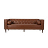 Contemporary 3 Seater Sofa With Tufted Design