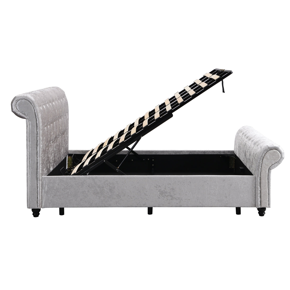 Hartfried Upholstered Queen Storage Bed with Hydraulic Lift