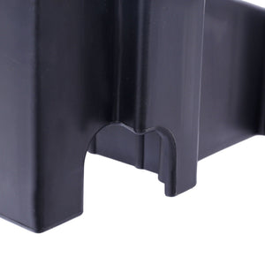 Heavy Duty Plastic 4" High Portable Automotive Curb Ramp For Cars & Wheelchairs Interlocking Design - Black