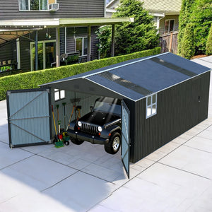 Upgraded 13x20FT Outdoor Storage Shed