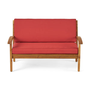 Outdoor Chat Set With Coffee Table And Loveseat