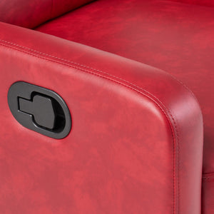 Contemporary Recliner Chair With Push Back Function