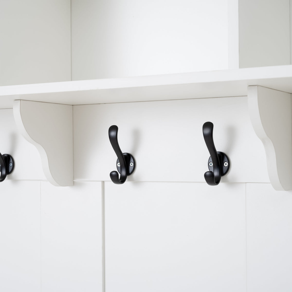 49.6" 5-in-1 Hall Tree with Bench, Shoe Storage & Cabinets