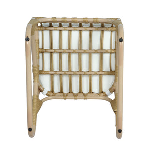 Outdoor Wicker Dining Chairs With Washable Cushion (Set of 2)