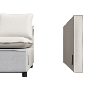 Modern Gray Single Sofa Chair