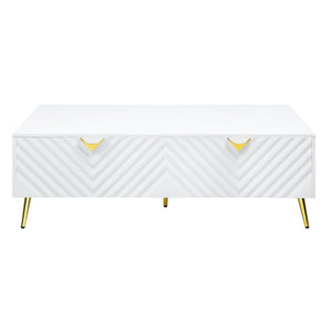 Gaines - High Gloss Coffee Table - White