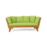 Outdoor Acacia Wood Expandable Daybed With Cushions