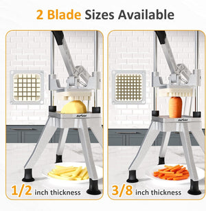 Commercial French Fry Cutter with Replaceable Blades