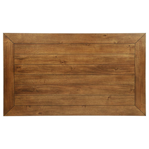 Atwood Rectangular Wood Dining Table Warm Brown