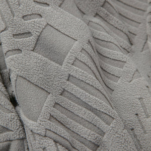 High Stretch Embossed Geometric Slipcover for Couch, Cozy Plush Fleece Couch Cover