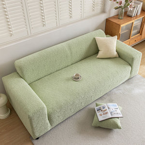 High Elastic Floral Couch Slipcover, Jacquard Stretch Non-Slip Furniture Protector