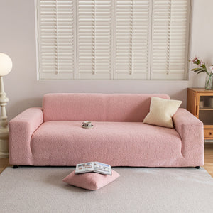 High Elastic Floral Couch Slipcover, Jacquard Stretch Non-Slip Furniture Protector