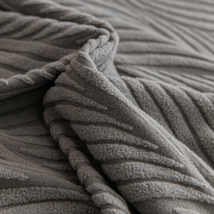 Modern Wavy Jacquard Sofa Slipcover, High Stretch Sofa Cover with 3D Organic Texture