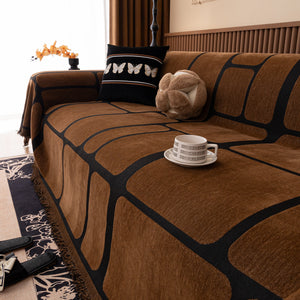 Modern Geometric Sofa Cover Decorative Couch Throw Blanket Furniture Protector