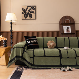 Modern Geometric Sofa Cover Decorative Couch Throw Blanket Furniture Protector