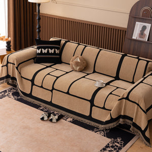 Modern Geometric Sofa Cover Decorative Couch Throw Blanket Furniture Protector