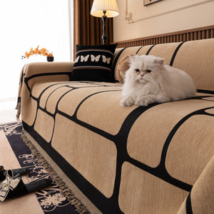 Modern Geometric Sofa Cover Decorative Couch Throw Blanket Furniture Protector