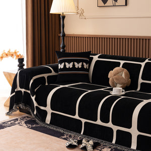 Modern Geometric Sofa Cover Decorative Couch Throw Blanket Furniture Protector