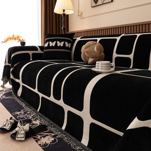 Modern Geometric Sofa Cover Decorative Couch Throw Blanket Furniture Protector