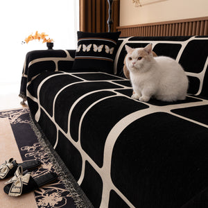 Modern Geometric Sofa Cover Decorative Couch Throw Blanket Furniture Protector