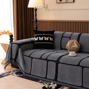 Modern Geometric Sofa Cover Decorative Couch Throw Blanket Furniture Protector