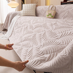 Cooling Quilted Non-Slip Furniture Protector for Pets & Kids, Washable Sofa Slipcover