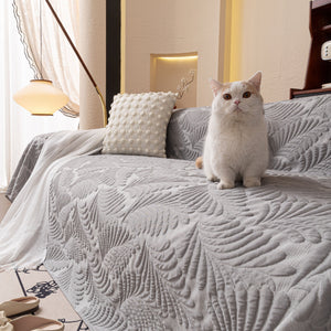 Cooling Quilted Non-Slip Furniture Protector for Pets & Kids, Washable Sofa Slipcover