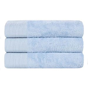 Rayon from Bamboo Eco-Friendly Fluffy Soft Solid Bath Towel Set of 3 - Bath Towel by Superior Brand