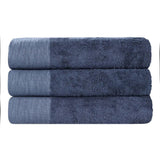 Rayon from Bamboo Eco-Friendly Fluffy Soft Solid Bath Towel Set of 3 - Bath Towel by Superior Brand