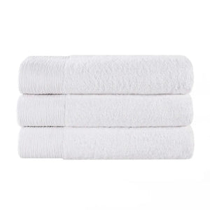 Rayon from Bamboo Eco-Friendly Fluffy Soft Solid Bath Towel Set of 3 - Bath Towel by Superior Brand