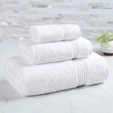 Heritage Egyptian Cotton Plush 3 Piece Absorbent Luxury Towel Set - Egyptian Cotton Towel Set by Superior Brand