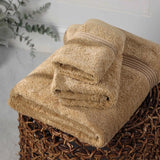 Heritage Egyptian Cotton Plush 3 Piece Absorbent Luxury Towel Set - Egyptian Cotton Towel Set by Superior Brand