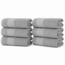 6-Pack 100% Cotton Bath Towel Set – 27 x 52 Inch Soft, Absorbent & Quick-Dry Towels