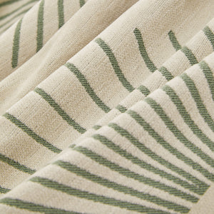 Geometric Radial Striped L-Shape Sofa Cover: Thick, Reversible Furniture Blanket for Kids and Pets